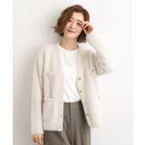 【石川梨華さん着用】軽やかフェザーで魅せる、クラシカルな主役カーディガン | grove | 詳細画像3