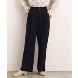 ネイビー(094) | ツータックワイドパンツ | grove