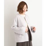 【ウール混】軽やかに羽織れるショートコート | grove | 詳細画像2