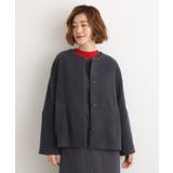 【ウール混】軽やかに羽織れるショートコート | grove | 詳細画像5