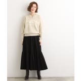 カレッジロゴキーネックニット | grove | 詳細画像3