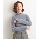 プリーツレイヤードニットプルオーバー | grove | 詳細画像9