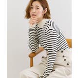 ボーダー(303) | プリーツレイヤードニットプルオーバー | grove