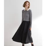 【時短コーデ】ポロニットドッキングワンピース | grove | 詳細画像3