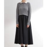 【時短コーデ】ポロニットドッキングワンピース | grove | 詳細画像16