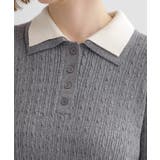 【時短コーデ】ポロニットドッキングワンピース | grove | 詳細画像19