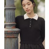 【時短コーデ】ポロニットドッキングワンピース | grove | 詳細画像6