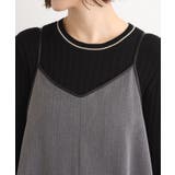 【体型カバー/レイヤード】へリンボンキャミワンピース | grove | 詳細画像14