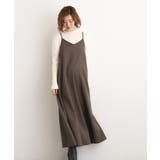 【体型カバー/レイヤード】へリンボンキャミワンピース | grove | 詳細画像9