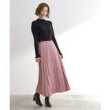 すっきり見えて、やさしく揺れる。大人のスエードライクプリーツスカート | grove | 詳細画像4