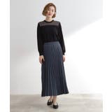 すっきり見えて、やさしく揺れる。大人のスエードライクプリーツスカート | grove | 詳細画像7