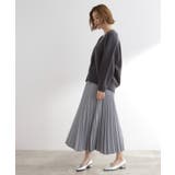 すっきり見えて、やさしく揺れる。大人のスエードライクプリーツスカート | grove | 詳細画像18