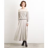 すっきり見えて、やさしく揺れる。大人のスエードライクプリーツスカート | grove | 詳細画像23