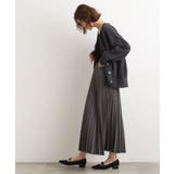 すっきり見えて、やさしく揺れる。大人のスエードライクプリーツスカート | grove | 詳細画像28