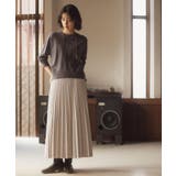 すっきり見えて、やさしく揺れる。大人のスエードライクプリーツスカート | grove | 詳細画像21