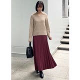 すっきり見えて、やさしく揺れる。大人のスエードライクプリーツスカート | grove | 詳細画像13