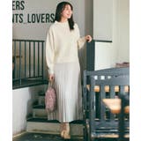 すっきり見えて、やさしく揺れる。大人のスエードライクプリーツスカート | grove | 詳細画像20