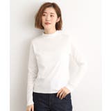 【吸湿発熱】秋冬のレイヤードを格上げ コットンハイネックプルオーバー | grove | 詳細画像1