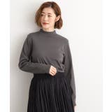 チャコールグレー(013) | 【吸湿発熱】秋冬のレイヤードを格上げ コットンハイネックプルオーバー | grove