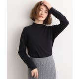 ブラック(019) | 【吸湿発熱】秋冬のレイヤードを格上げ コットンハイネックプルオーバー | grove