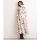 カスリフラワーティアードワンピース | grove | 詳細画像4