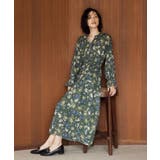 カスリフラワーティアードワンピース | grove | 詳細画像1