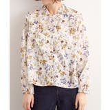 カスリフラワープリントブラウス | grove | 詳細画像11