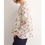 カスリフラワープリントブラウス | grove | 詳細画像12