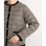 【2WAY・リバーシブル】一枚でチェック柄も無地も!キルトジャケット | grove | 詳細画像23