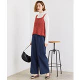 【あったか裏起毛】デニムライクストレートワイドパンツ | grove | 詳細画像10 