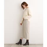 起毛ジャカードナロースカート | grove | 詳細画像3