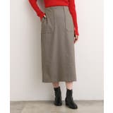 起毛ジャカードナロースカート | grove | 詳細画像9