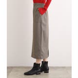 起毛ジャカードナロースカート | grove | 詳細画像14