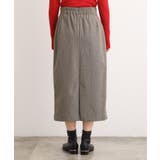 起毛ジャカードナロースカート | grove | 詳細画像15