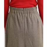 起毛ジャカードナロースカート | grove | 詳細画像17