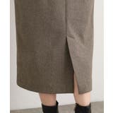 起毛ジャカードナロースカート | grove | 詳細画像19