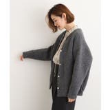 ふっくらやわらかく、毛混オーバーニットカーディガン | grove | 詳細画像6 