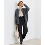 ふっくらやわらかく、毛混オーバーニットカーディガン | grove | 詳細画像1 