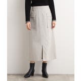 オフホワイト(003) | クラシカルツイード Aラインスカート | grove