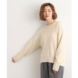 華やぎ冬ニット ミニスパンコールフェザーニット | grove | 詳細画像1