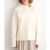 サイドジップカラーニットプルオーバー | grove | 詳細画像14