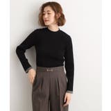 袖口配色リブニット | grove | 詳細画像6