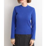 袖口配色リブニット | grove | 詳細画像13