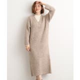 一枚でレイヤードコーデ完成！ブークレーニットワンピース | grove | 詳細画像7 