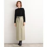 合皮ベルト付きナロースカート | grove | 詳細画像7