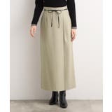 合皮ベルト付きナロースカート | grove | 詳細画像14