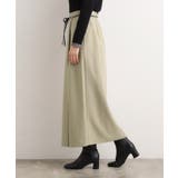 合皮ベルト付きナロースカート | grove | 詳細画像15