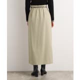 合皮ベルト付きナロースカート | grove | 詳細画像16