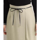 合皮ベルト付きナロースカート | grove | 詳細画像18