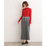 合皮ベルト付きナロースカート | grove | 詳細画像12